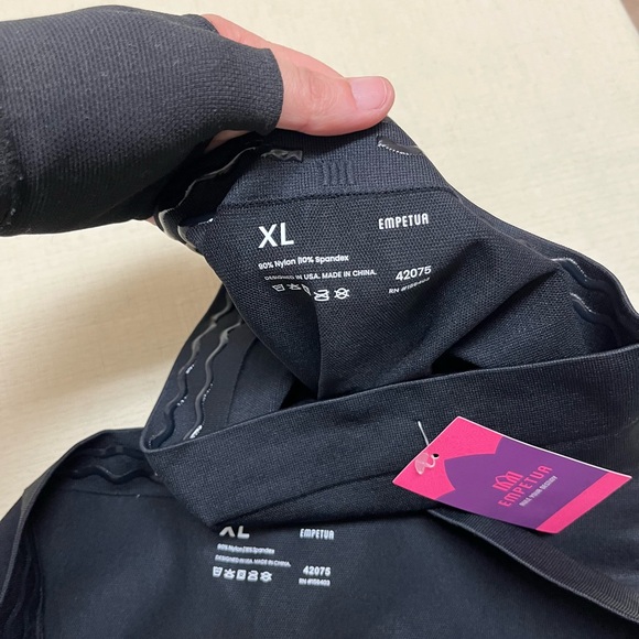 NWT Shapermint Empetua XL (fits 14-16) black high waisted shaping leggings (2) - Picture 6 of 9